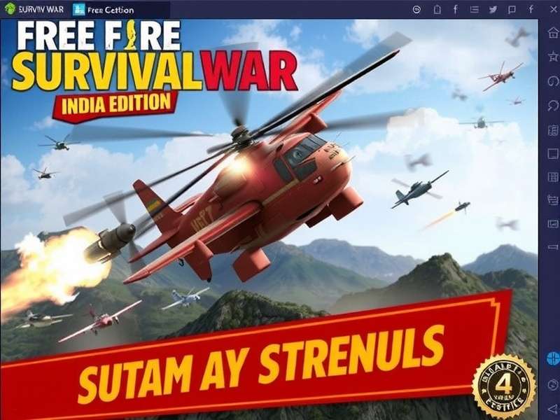 Free Fire India Special Edition Cover Art Free Fire Survival War India Edition